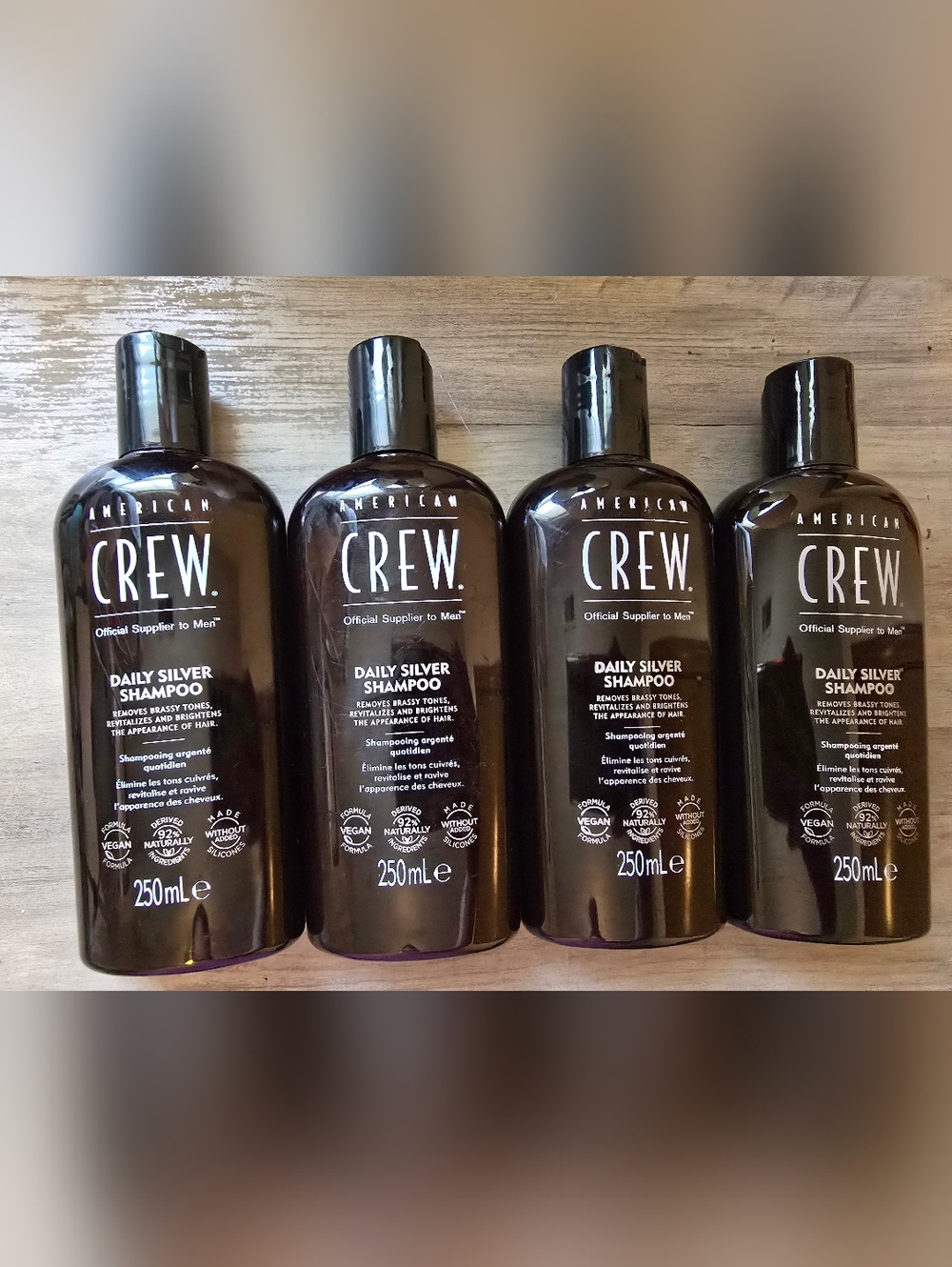 FOUR American Crew Daily Silver Shampoo ($68value)